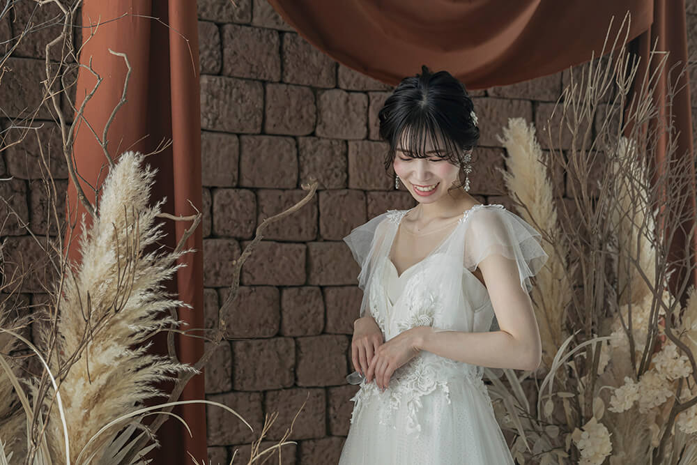 スタジオモデル撮影