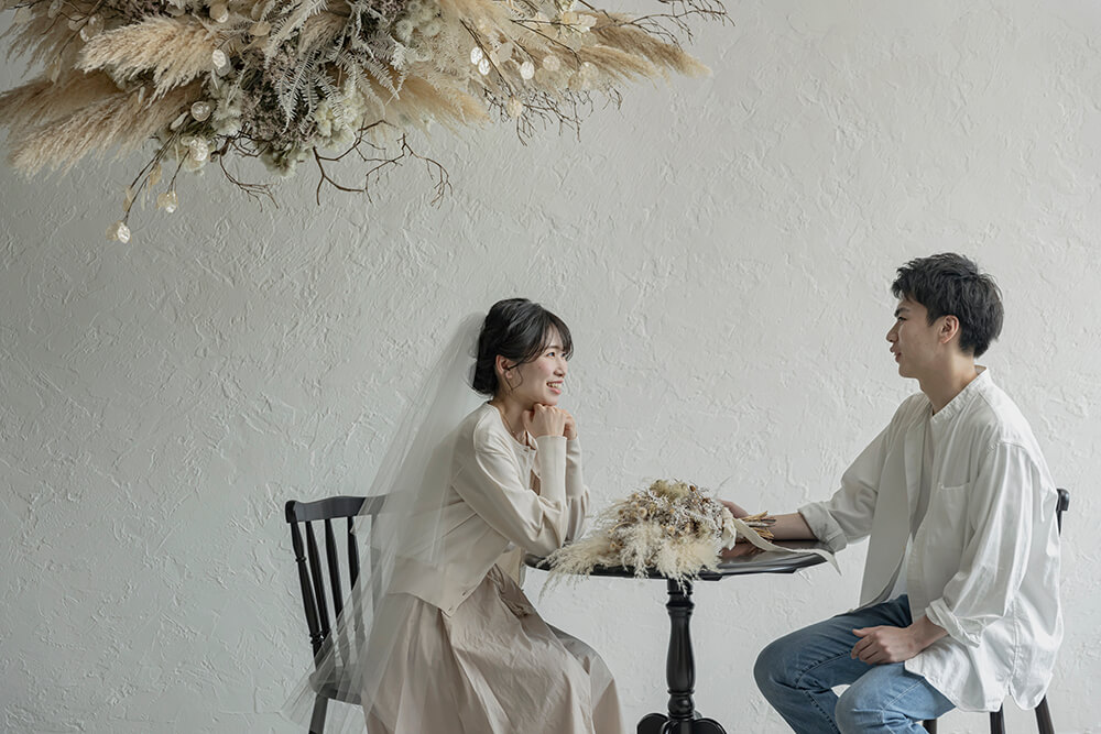 スタジオモデル撮影