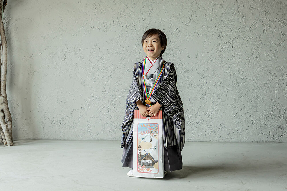 スタジオグラフで撮影した七五三写真