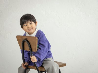 子供のソロカットスタジオ撮影